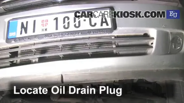 2003 Opel Meriva SE Cosmo 1.6L 4 Cyl. Aceite Cambiar aceite y filtro de aceite